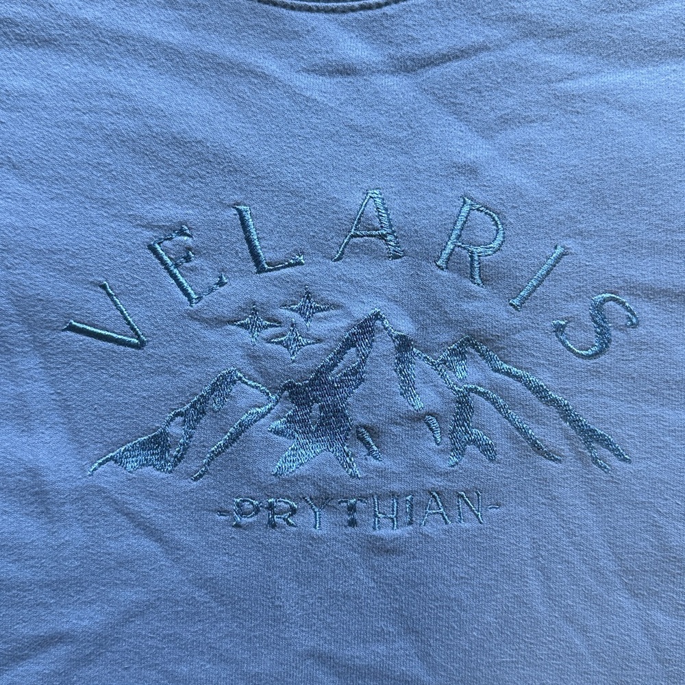 Baby Blue Velaris ACOTAR Bookish Sweatshirt